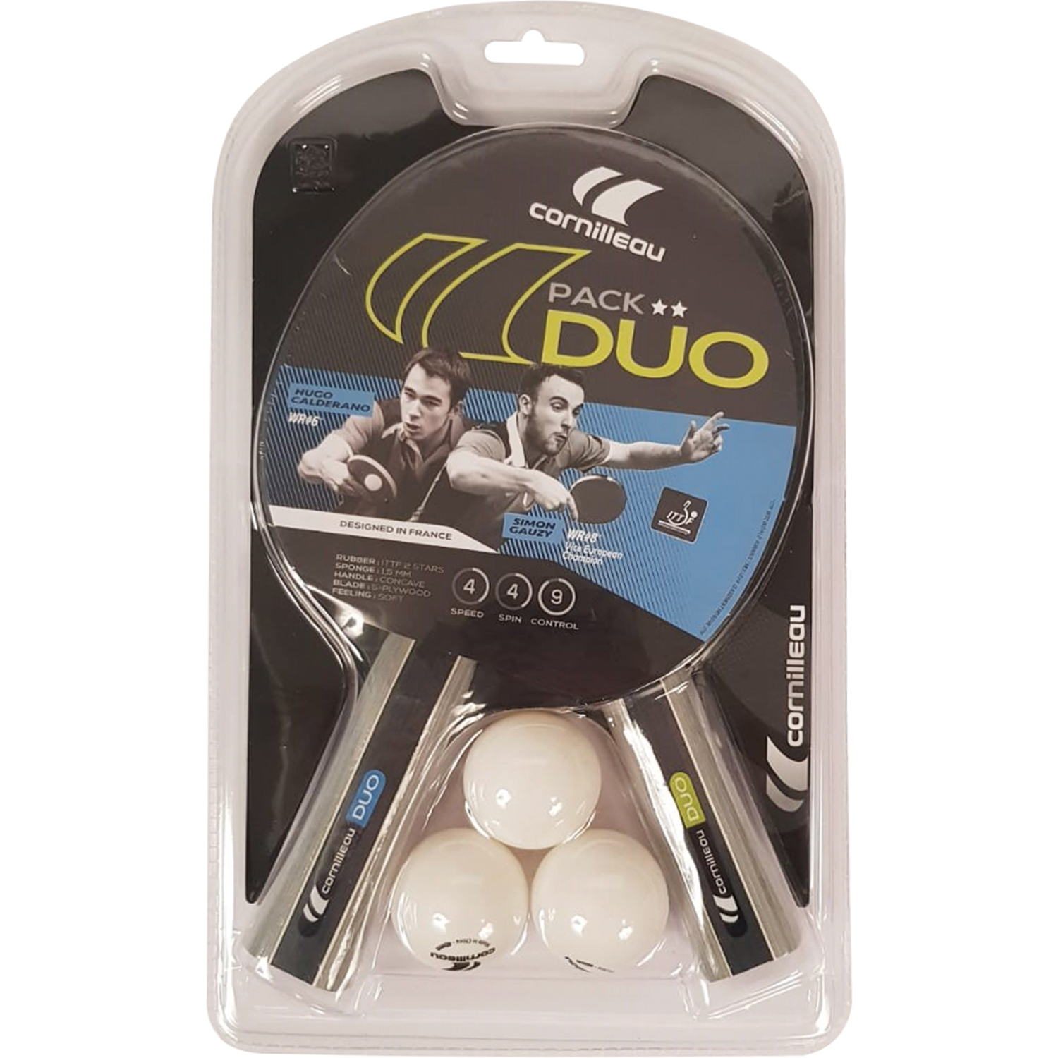 Table tennis Bat Cornilleau Sport Duo Pak