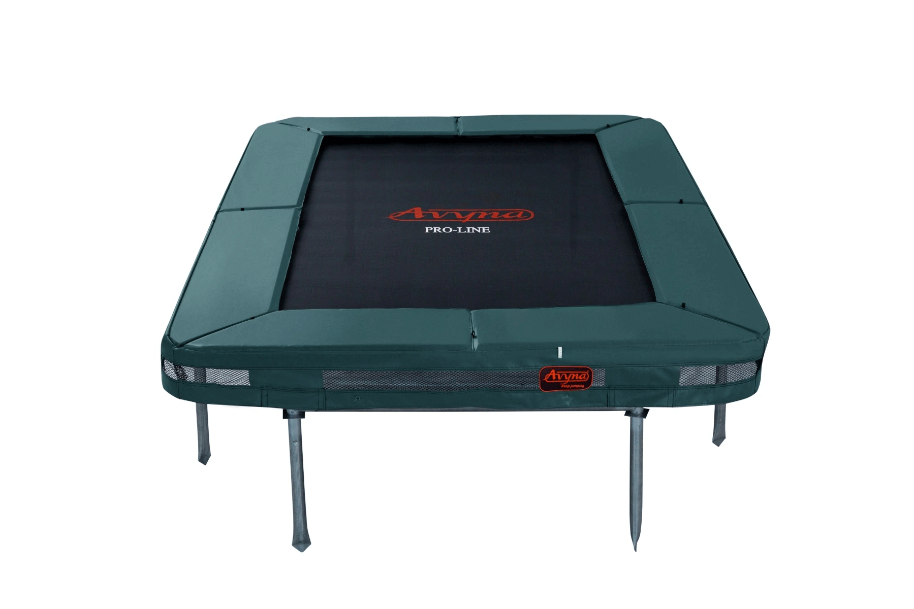 Avyna Pro-Line InGround Trampolin Set 213, 275x190cm Grün