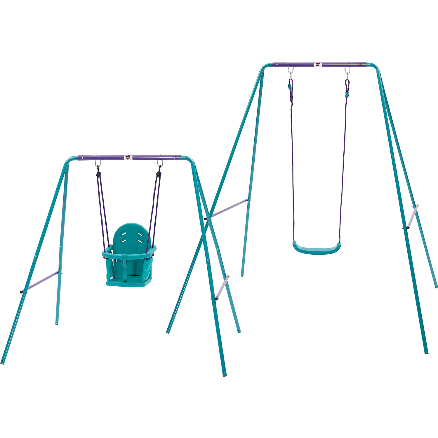 Swing set 2 in 1 Plum Metal turquoise