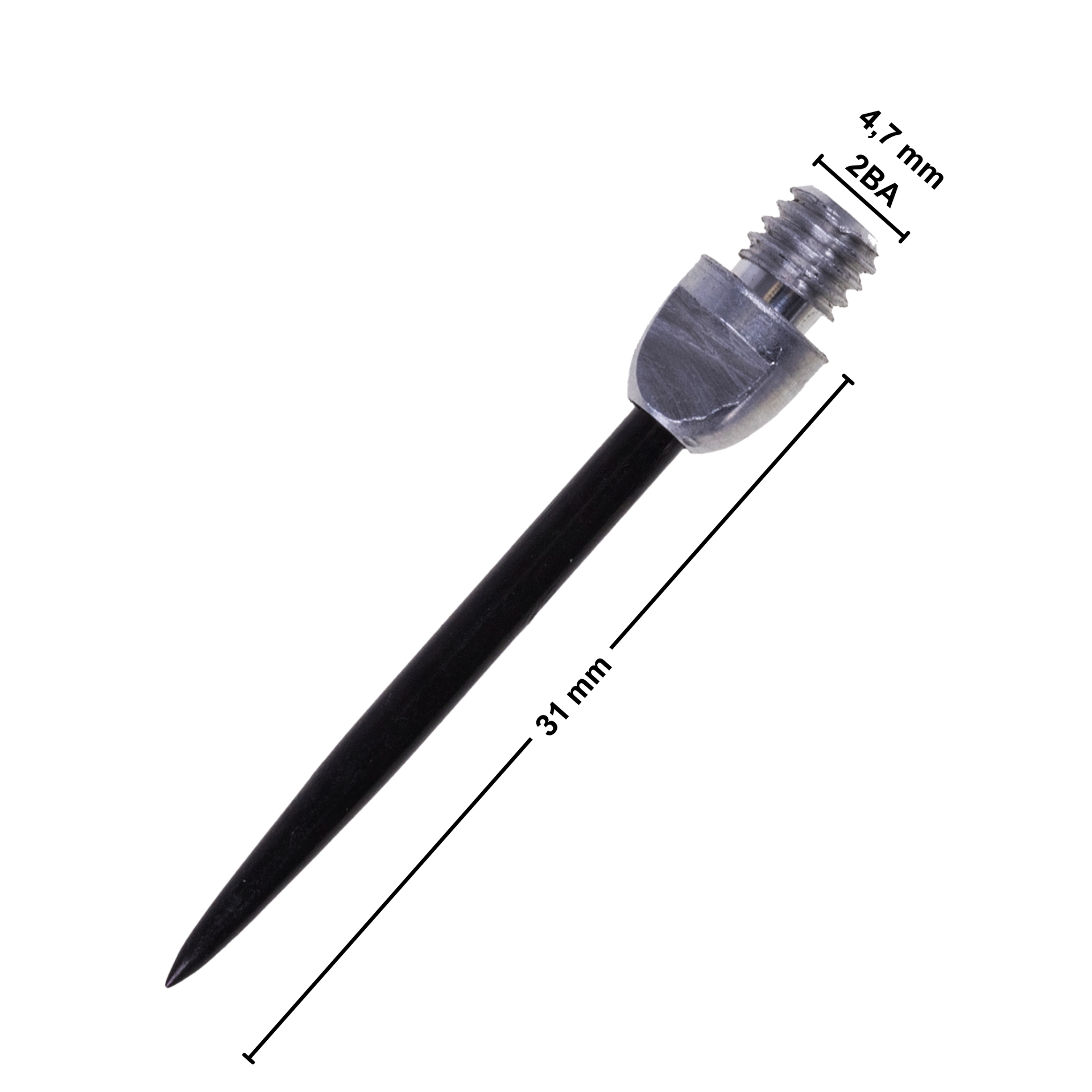METAL TIPS for soft darts, in SET with 3 pieces