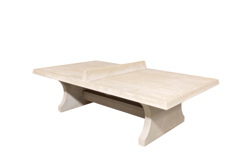 Tischtennisplatte aus Beton - eckig