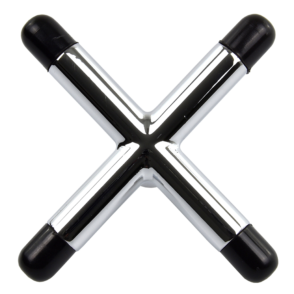 Queuebrücke chrom kreuz