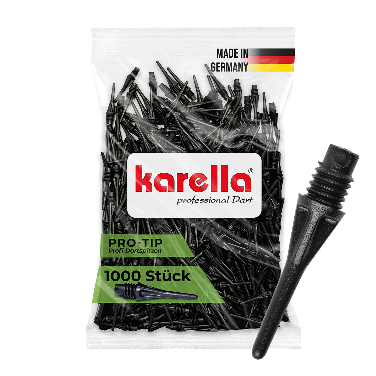 Softdart tips (1000 pieces) - Pro-Tip black