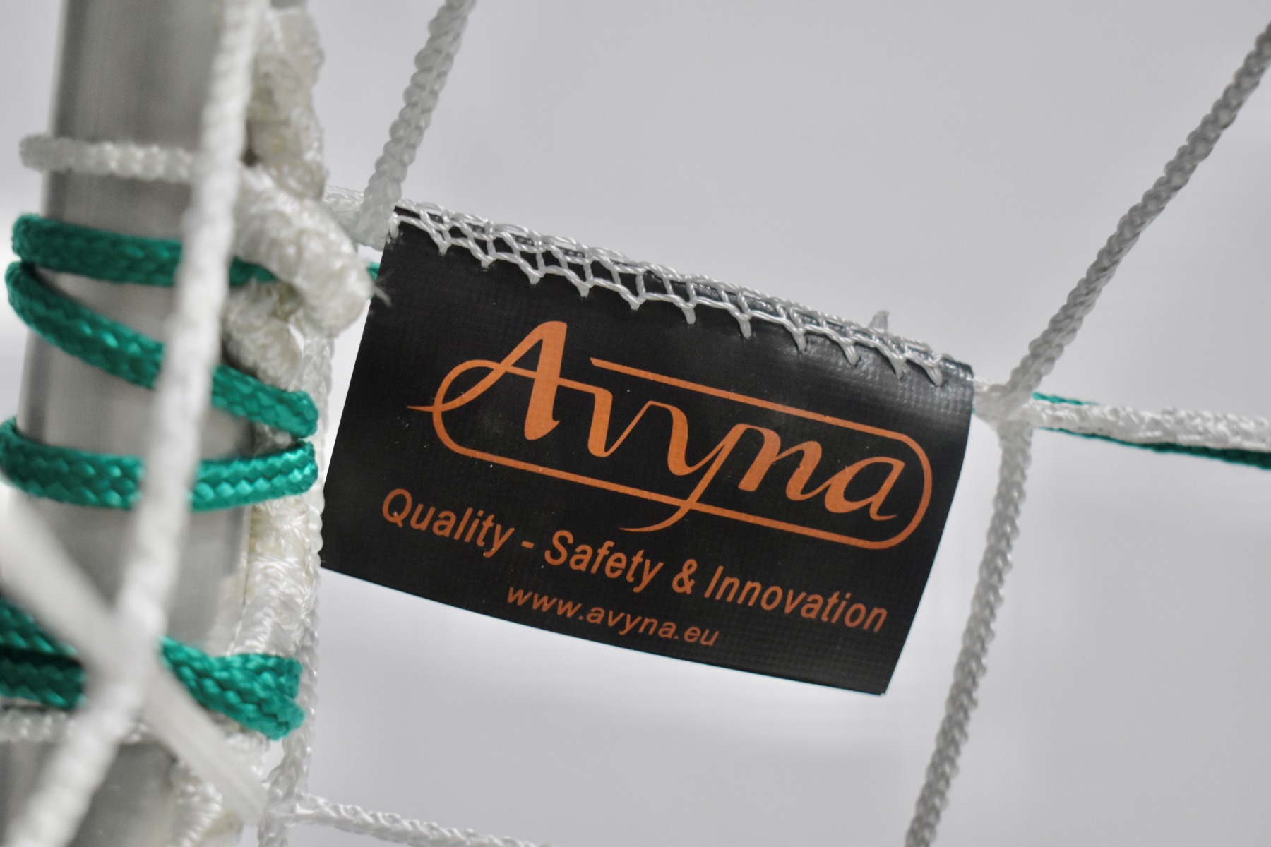Avyna Fußballnetz für AVAV-01 - 4mm PP Weiß - Maschenweite 100