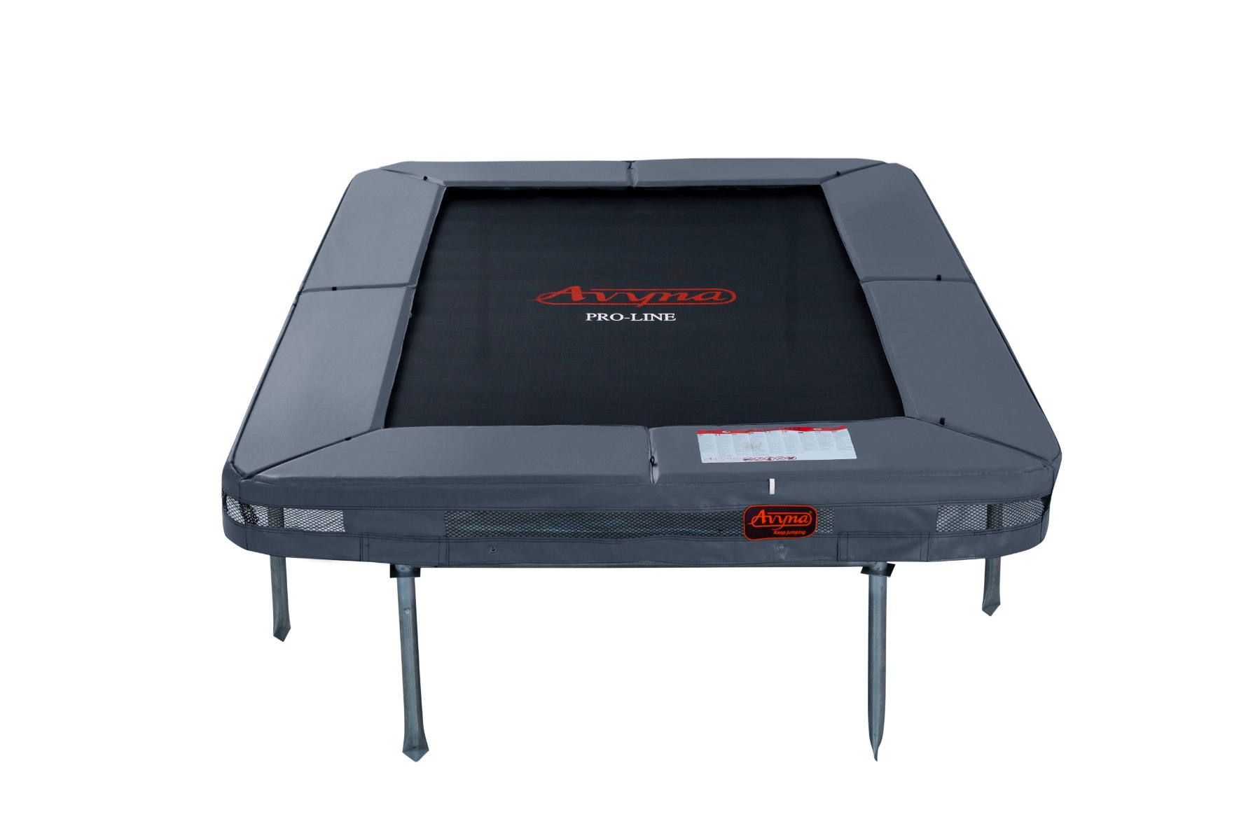 PRO-LINE 238 trampoline 380 x 255 -HD Plus, 0.8mm grey