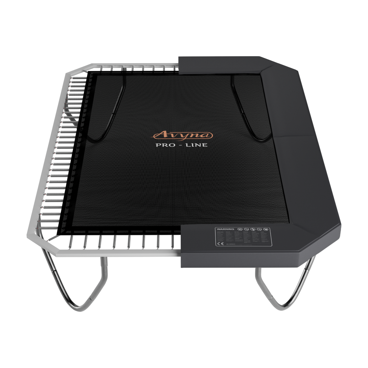 Avyna Pro-Line Trampolin-Set 238 - 380x255cm - Grau