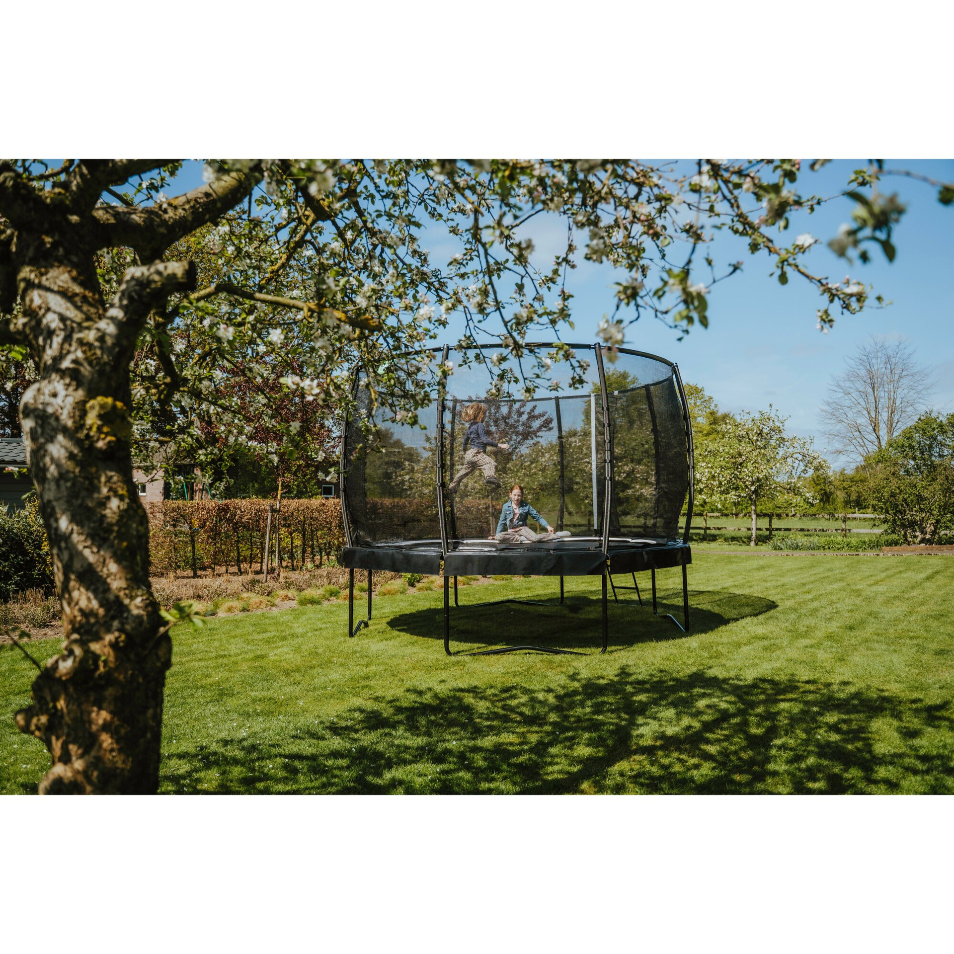 EXIT Allure Classic trampoline ø427cm - green