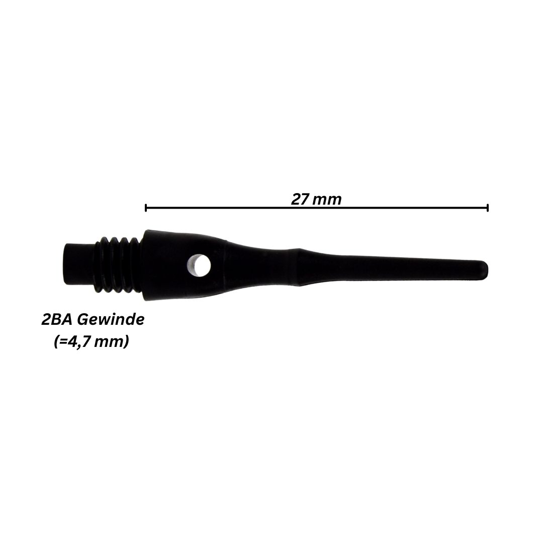 Softdart tips (1000 pieces) - Winner black