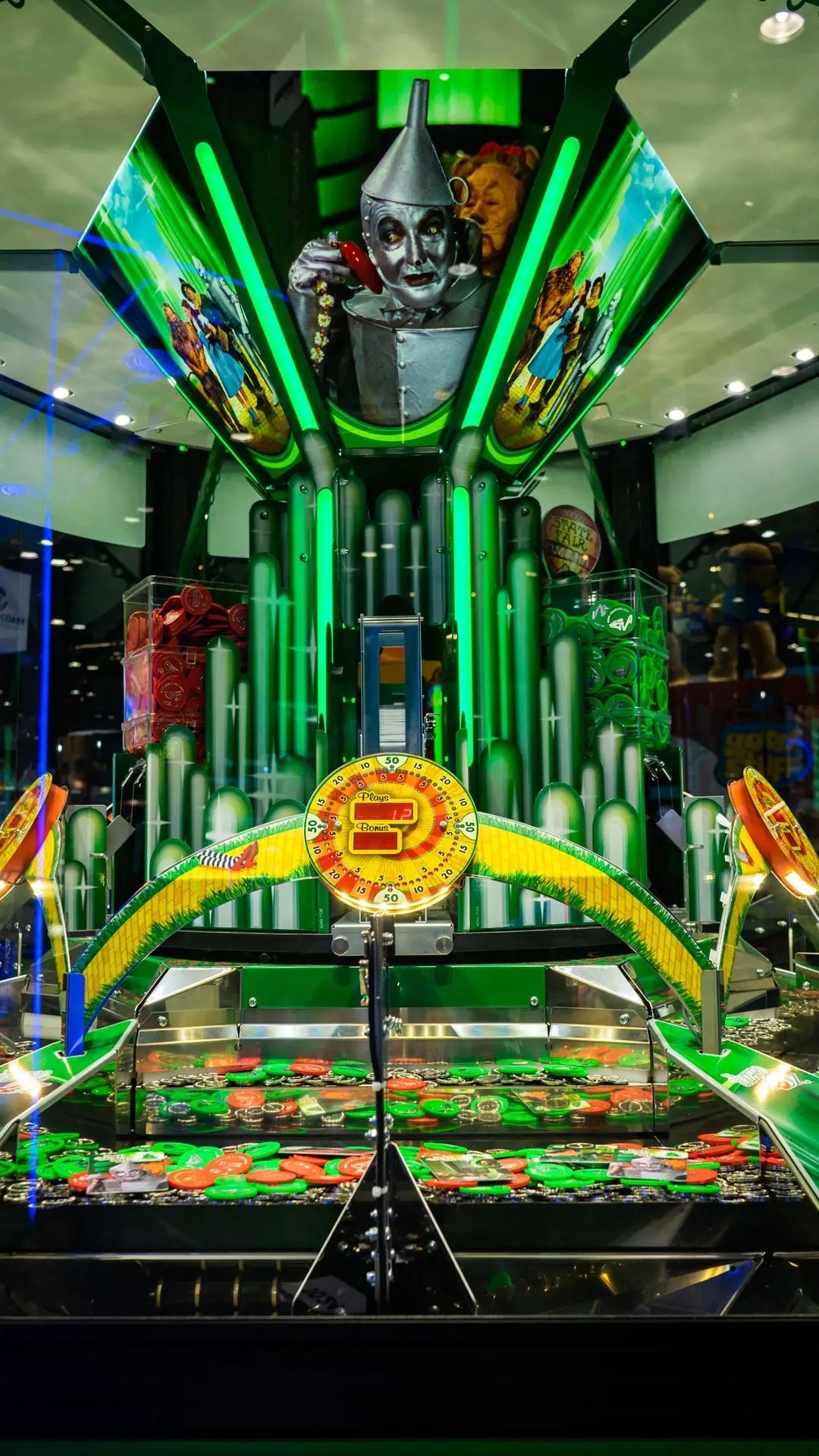 Elaut Coin Pusher Automat Wizard of Oz 6 Player 