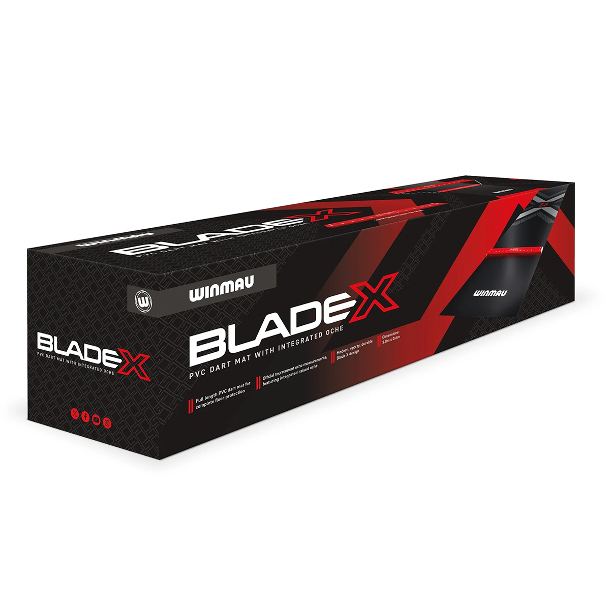 Winmau - Dartmatte Blade X PVC 
