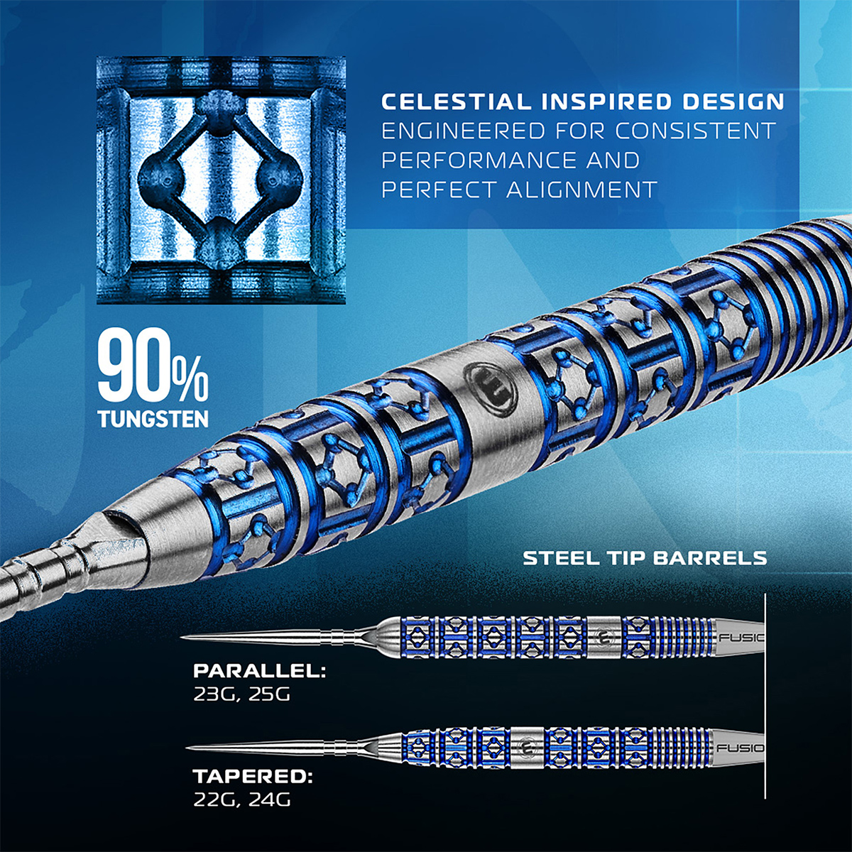 Winmau - Steeldart Lunaris 22 gr.
