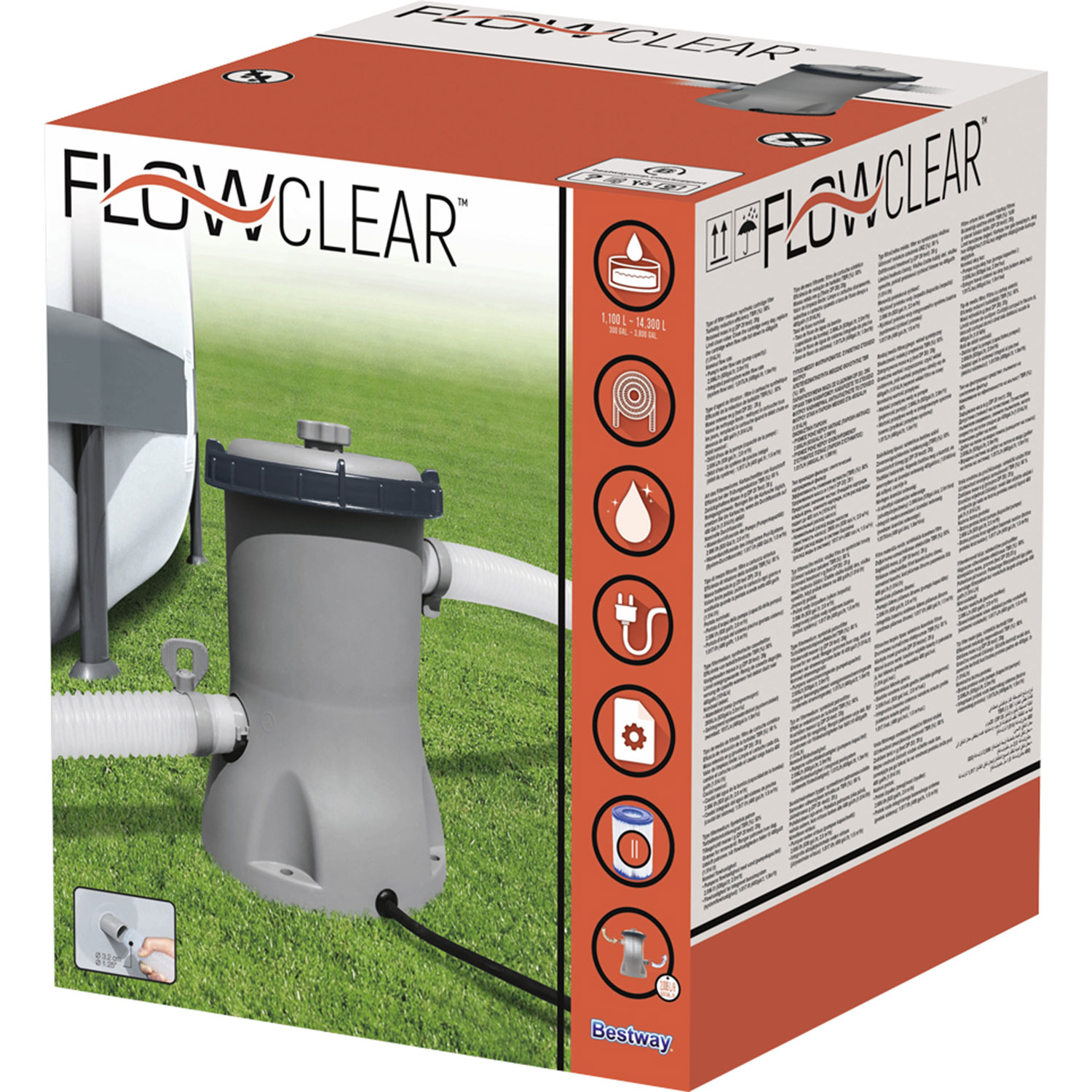 Bestway Flowclear zwembad filterpomp 2006 ltr/uur