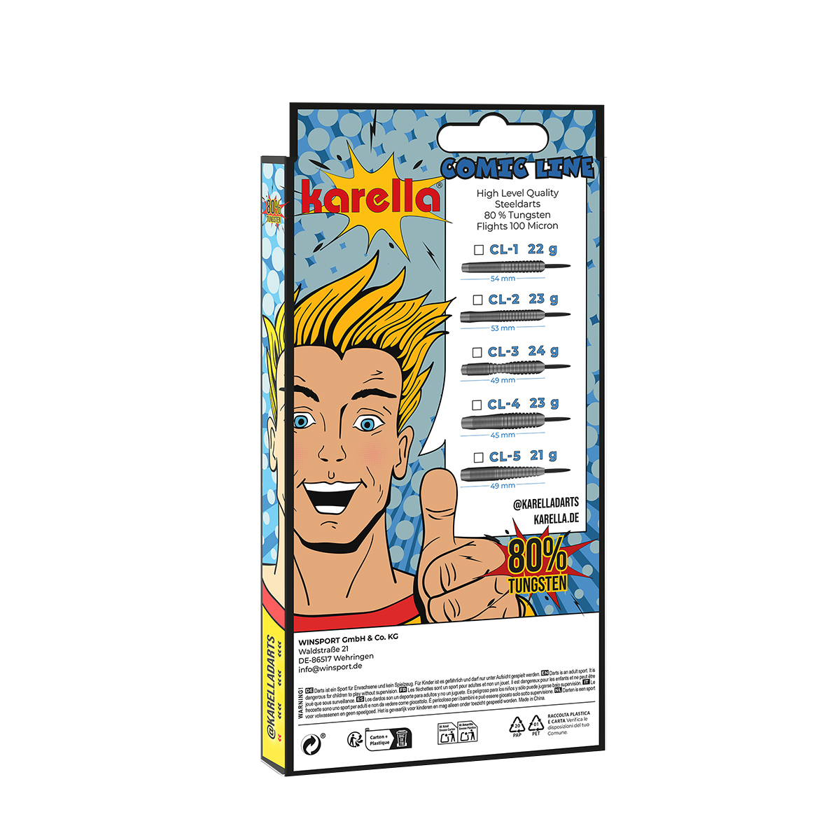Karella - Steeldart Comic Line CL-3 24 gr. 