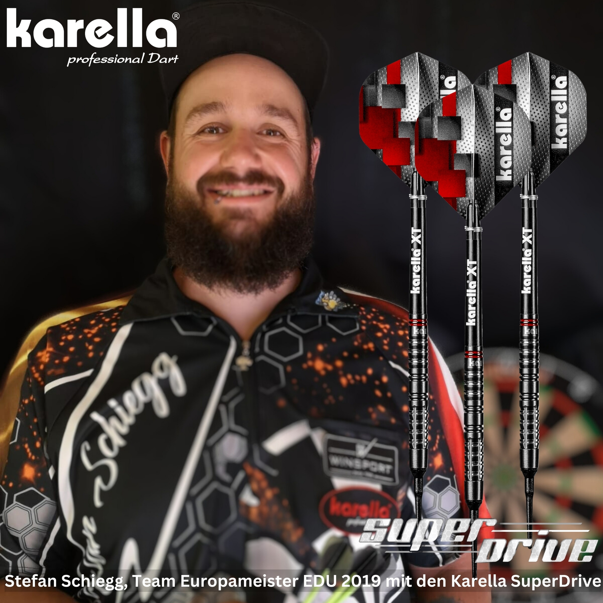 Softdart Karella SuperDrive black, 90% Tungsten, 18g or 20g