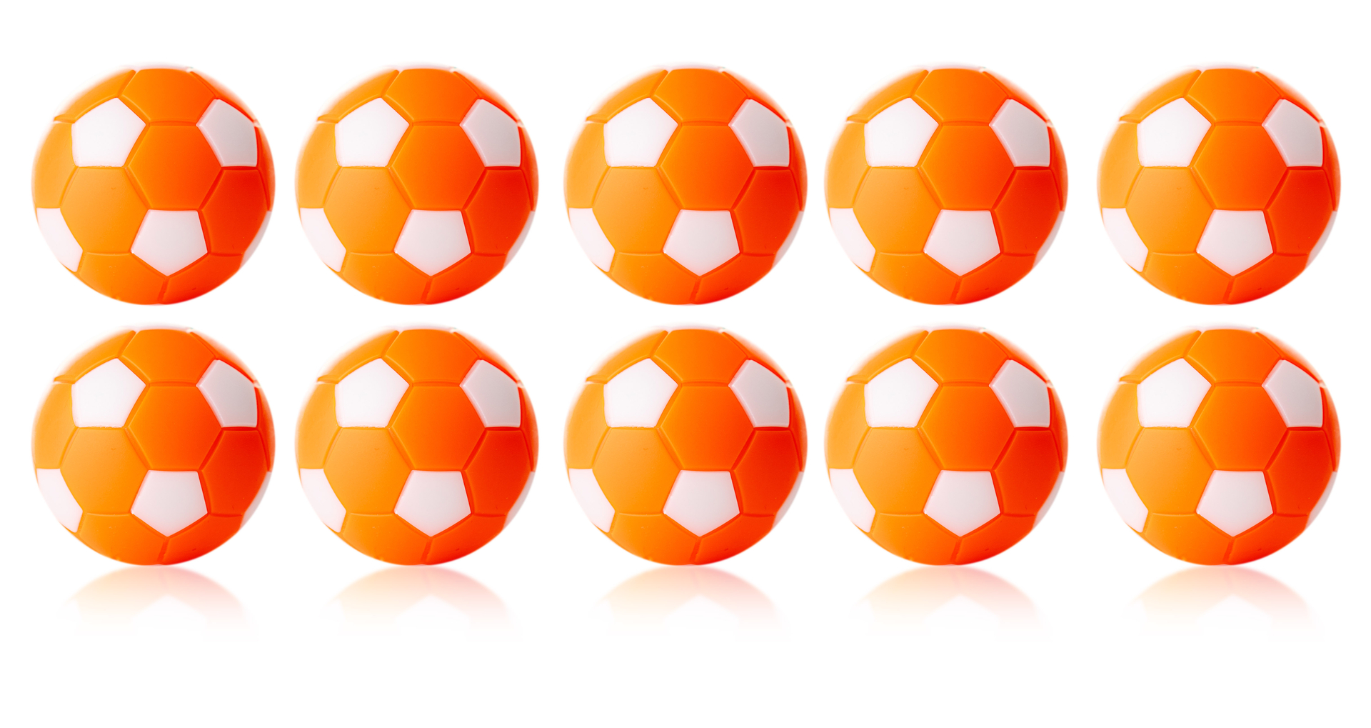 Kickerball Set Winspeed by Robertson 35 mm, orange / weiß