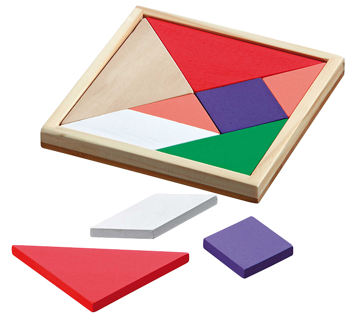 Philos Tangram farbig 15x15cm