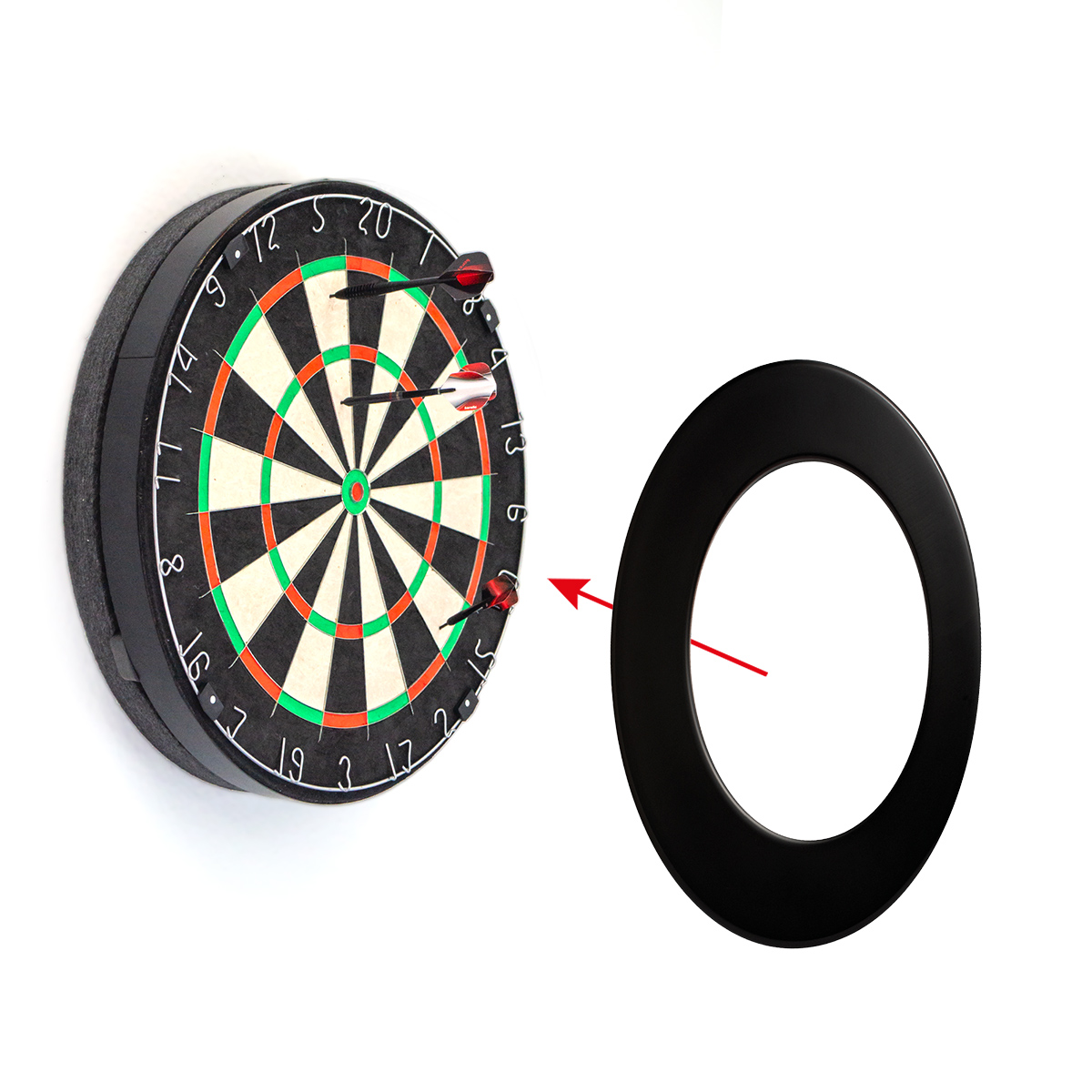 Karella - Schallschutz Compact Ø45 cm Silencer für Steeldartboards 