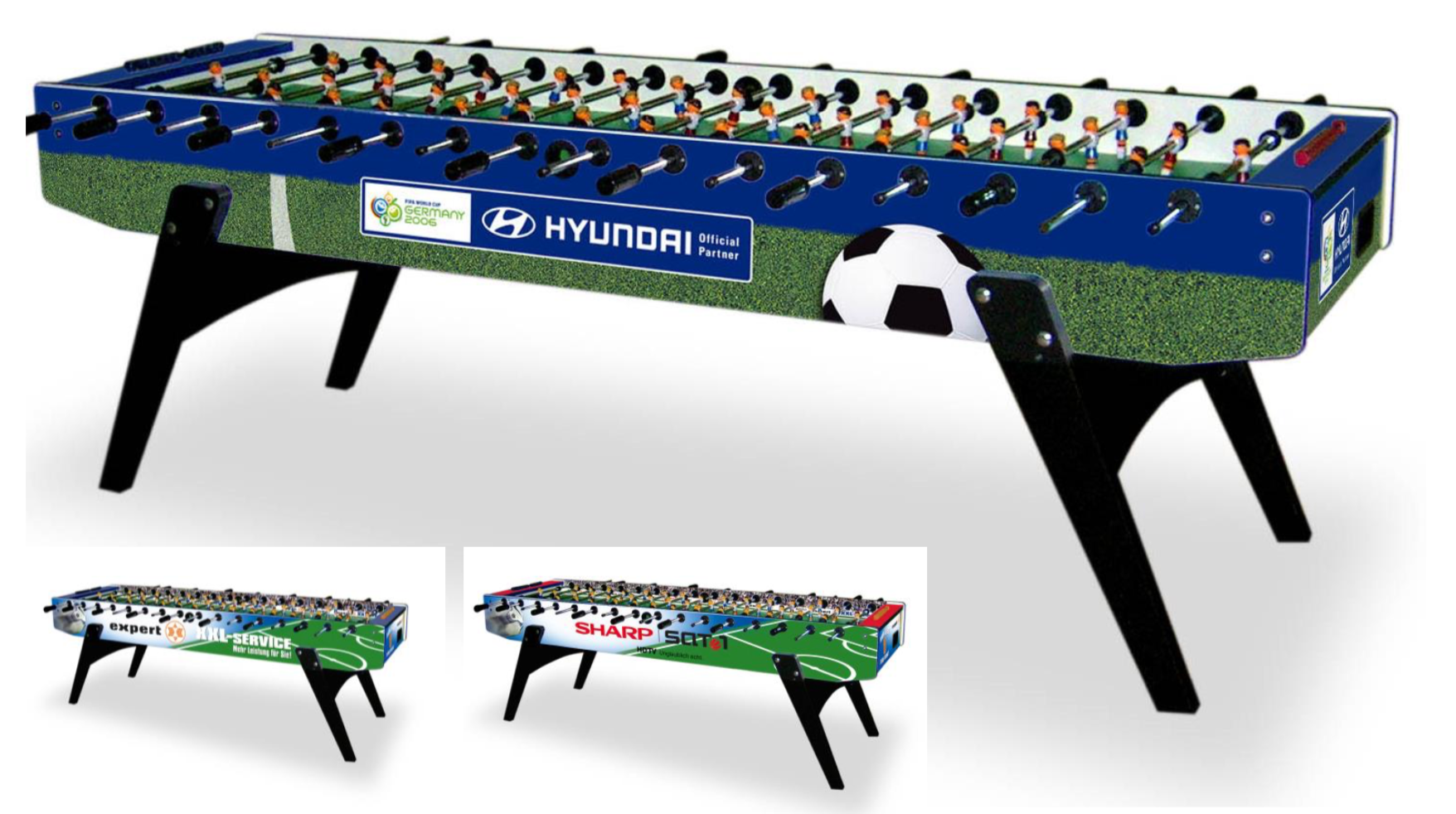 Garlando Tischkicker mit Branding - XXL