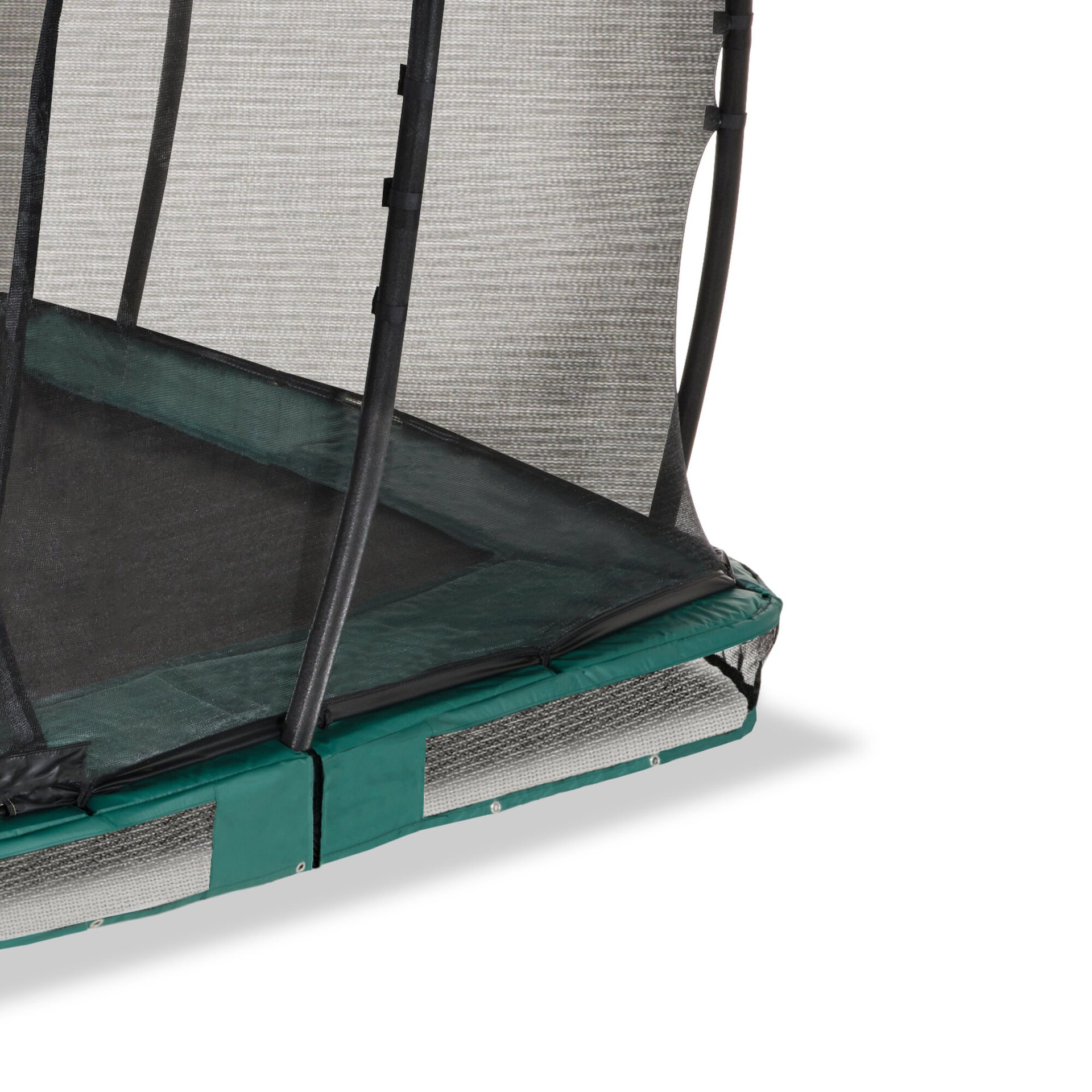EXIT Allure Premium Bodentrampolin 244x427cm - grün