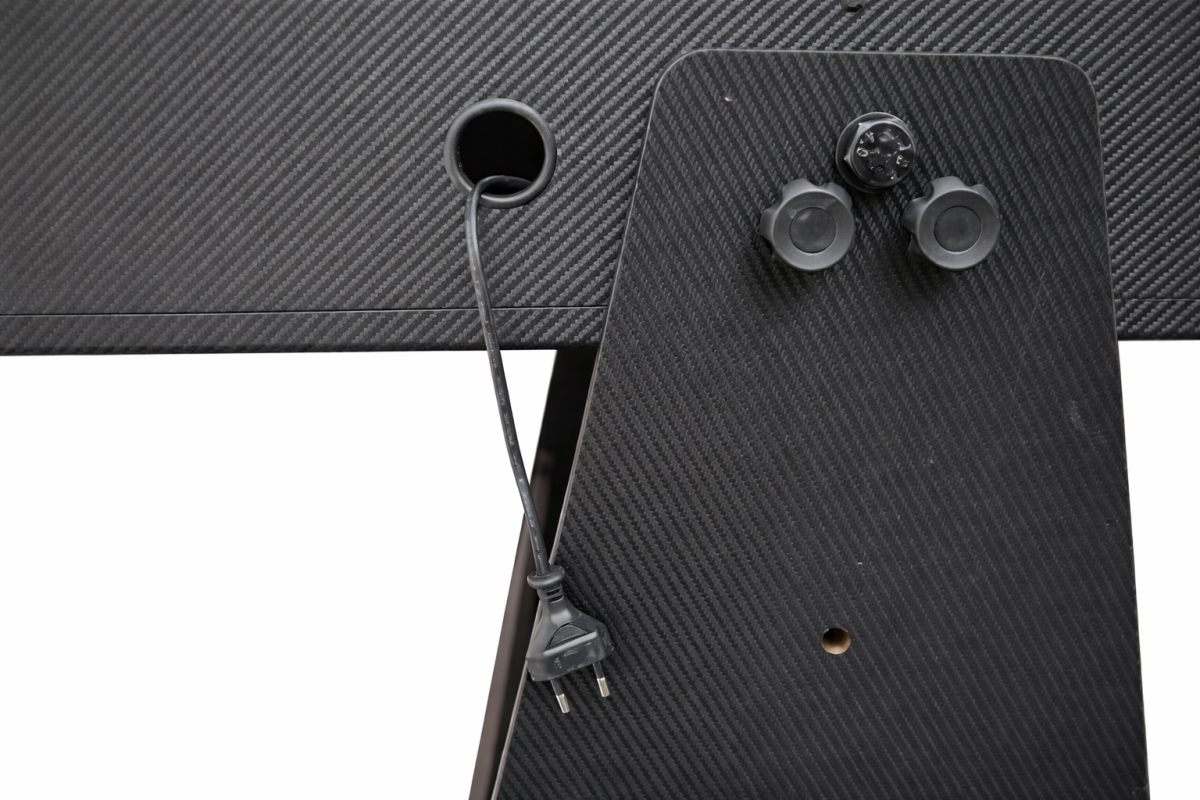 Charlsten Multi Airhockeytisch / Billardtisch Schwarz - 2-in-1 zusammenklappbar