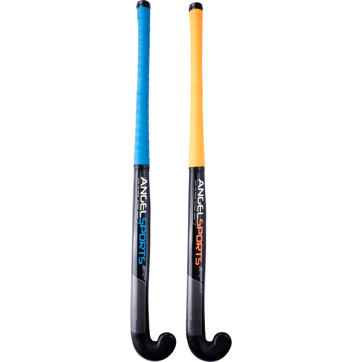 Hockey-Set zwei 34-Zoll-Schläger und Ball