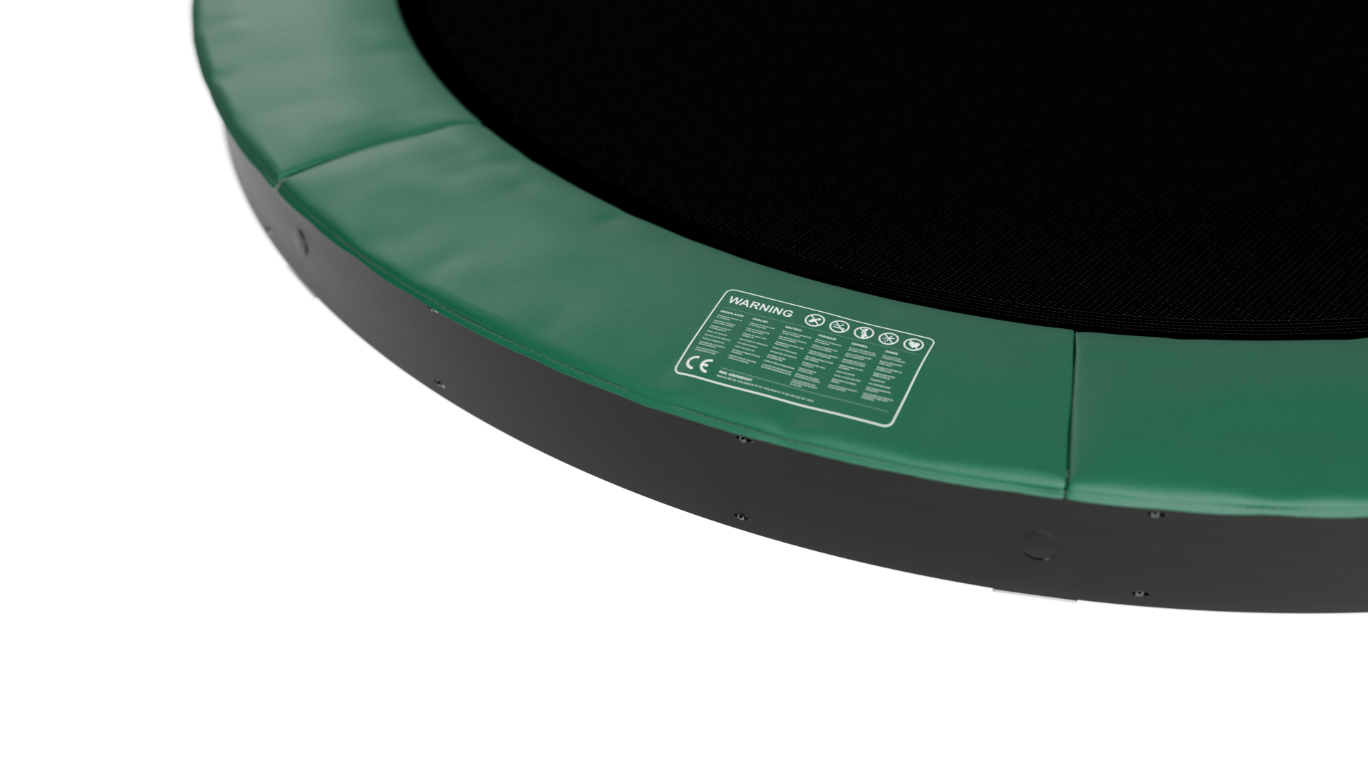 Avyna Pro-Line FlatLevel Trampolin Set 12 ø365 cm - Grün