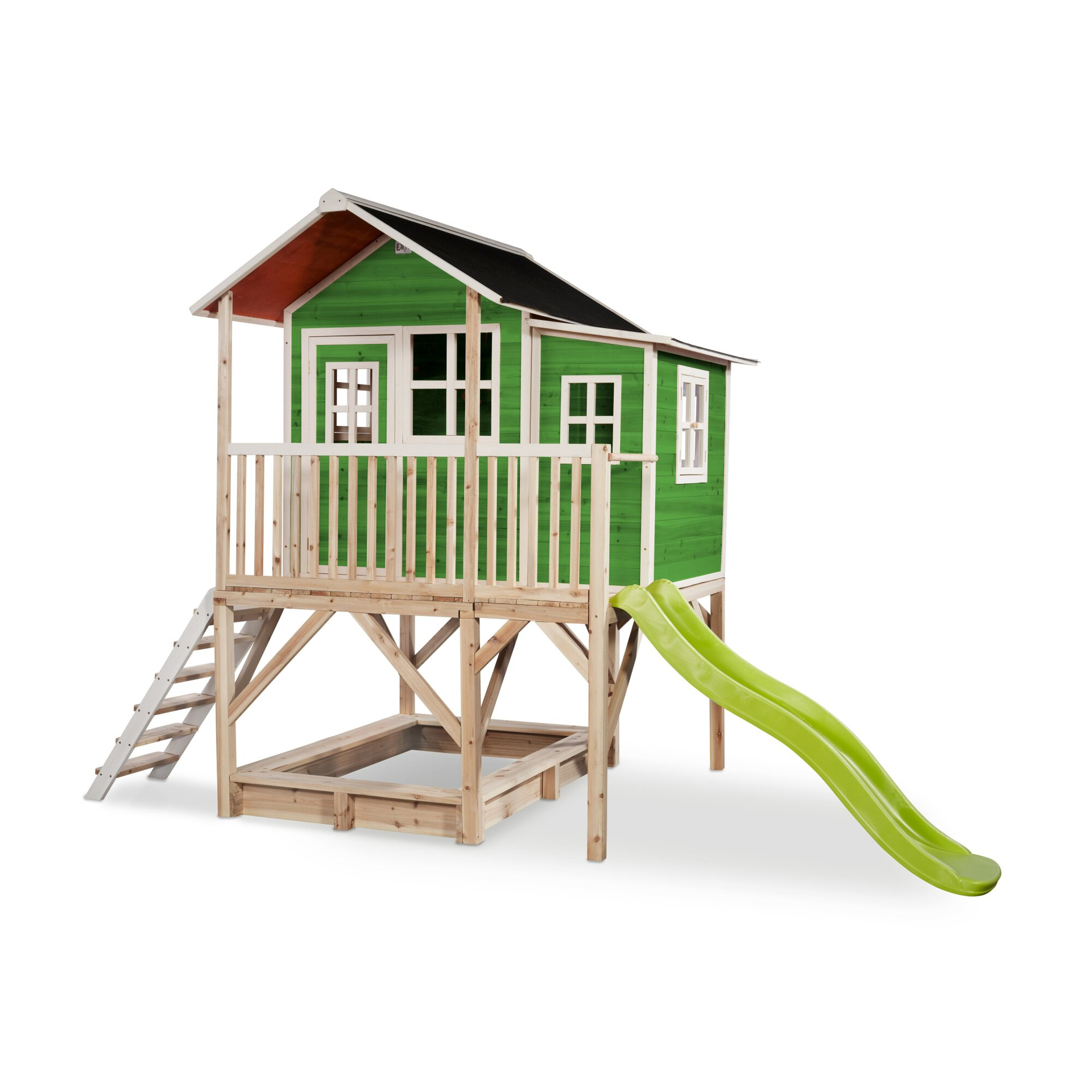 EXIT Loft 550 wooden playhouse - green