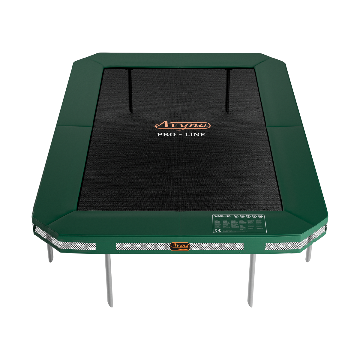 Avyna Pro-Line InGround trampoline set 234, 340x240cm Green