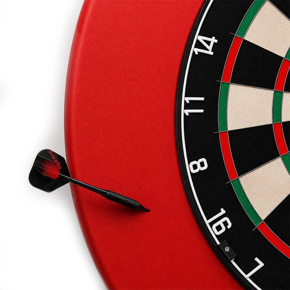Karella Dartboard Catchring - Rot