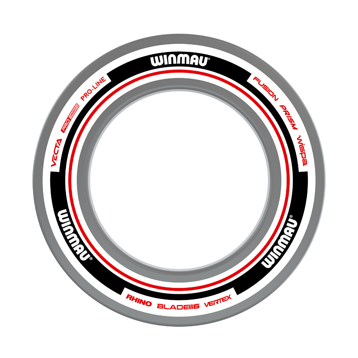 Winmau - Surround Advance white/red 