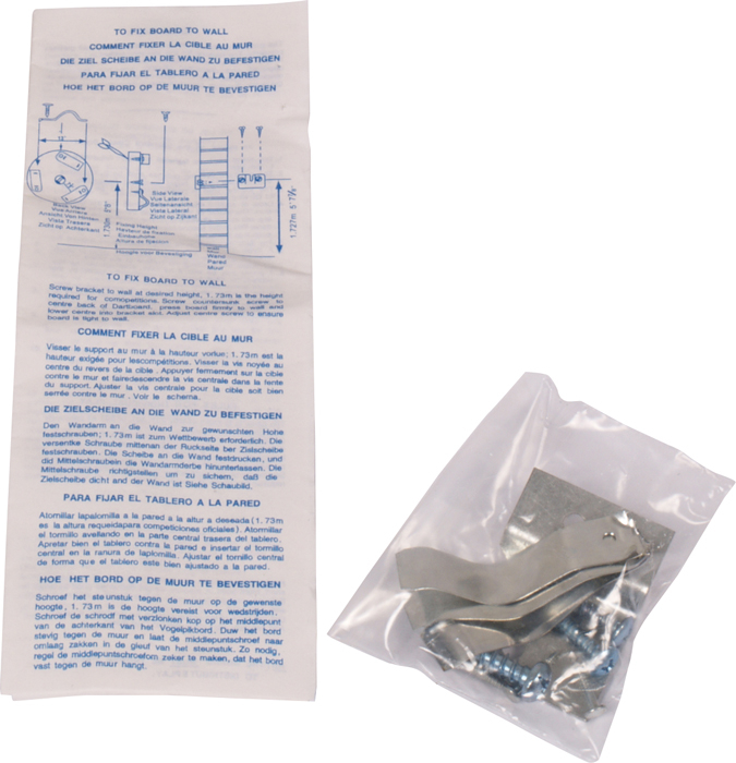 Dartscheibenhaken + Spielregeln