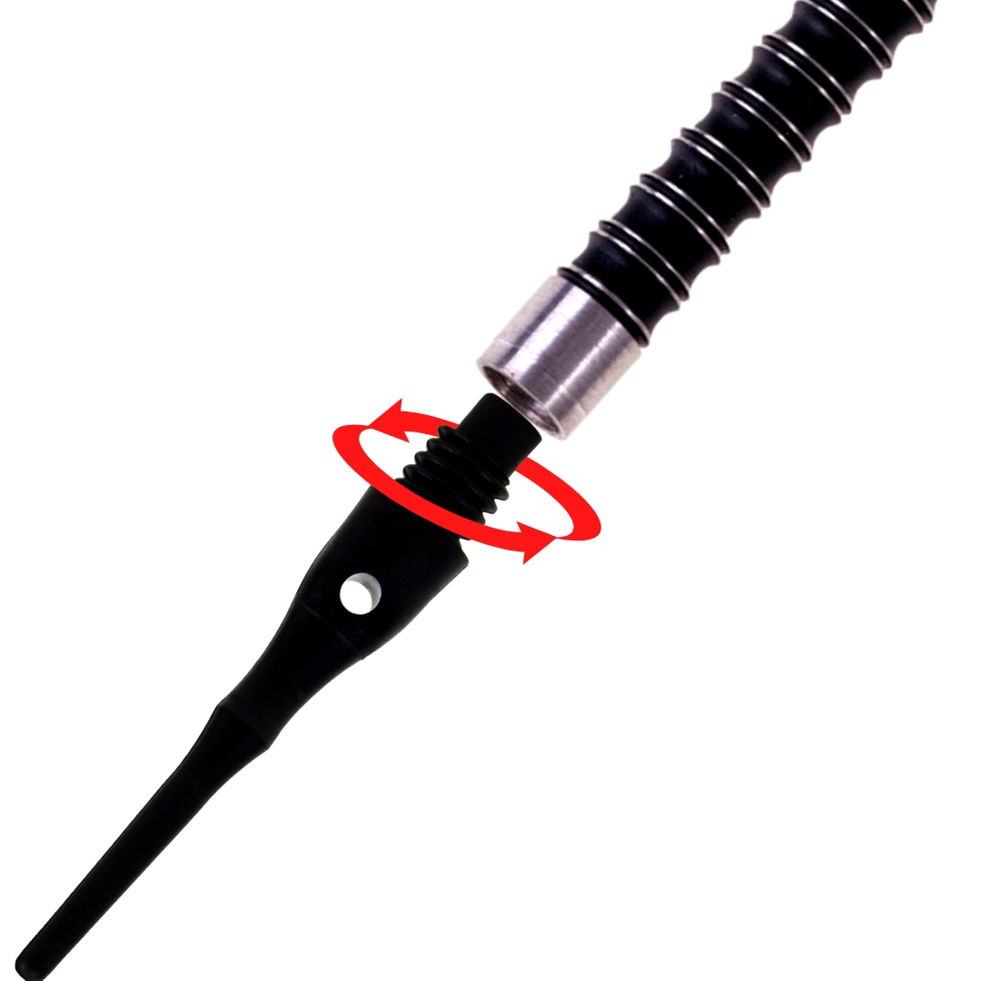 Softdart tips (1000 pieces) - Winner black