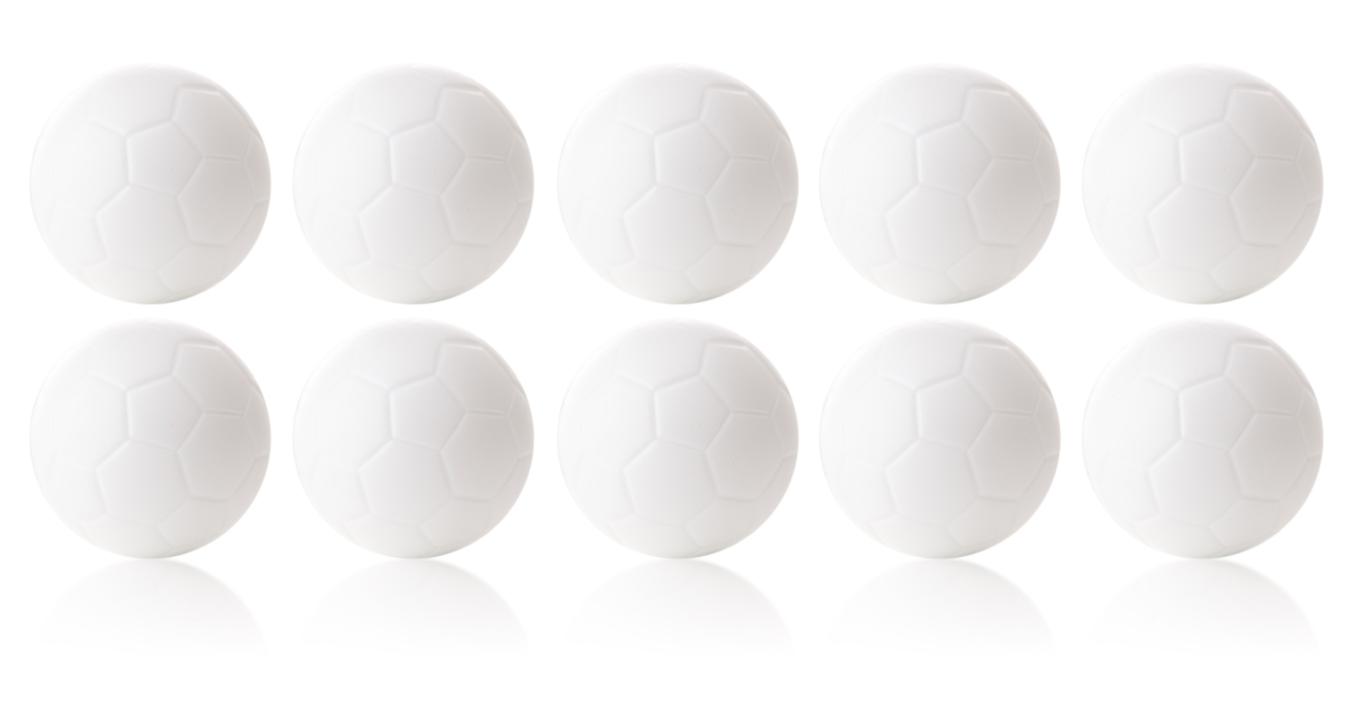 Kickerball Winspeed by Robertson 35 mm, weiß, Set mit 10 St.
