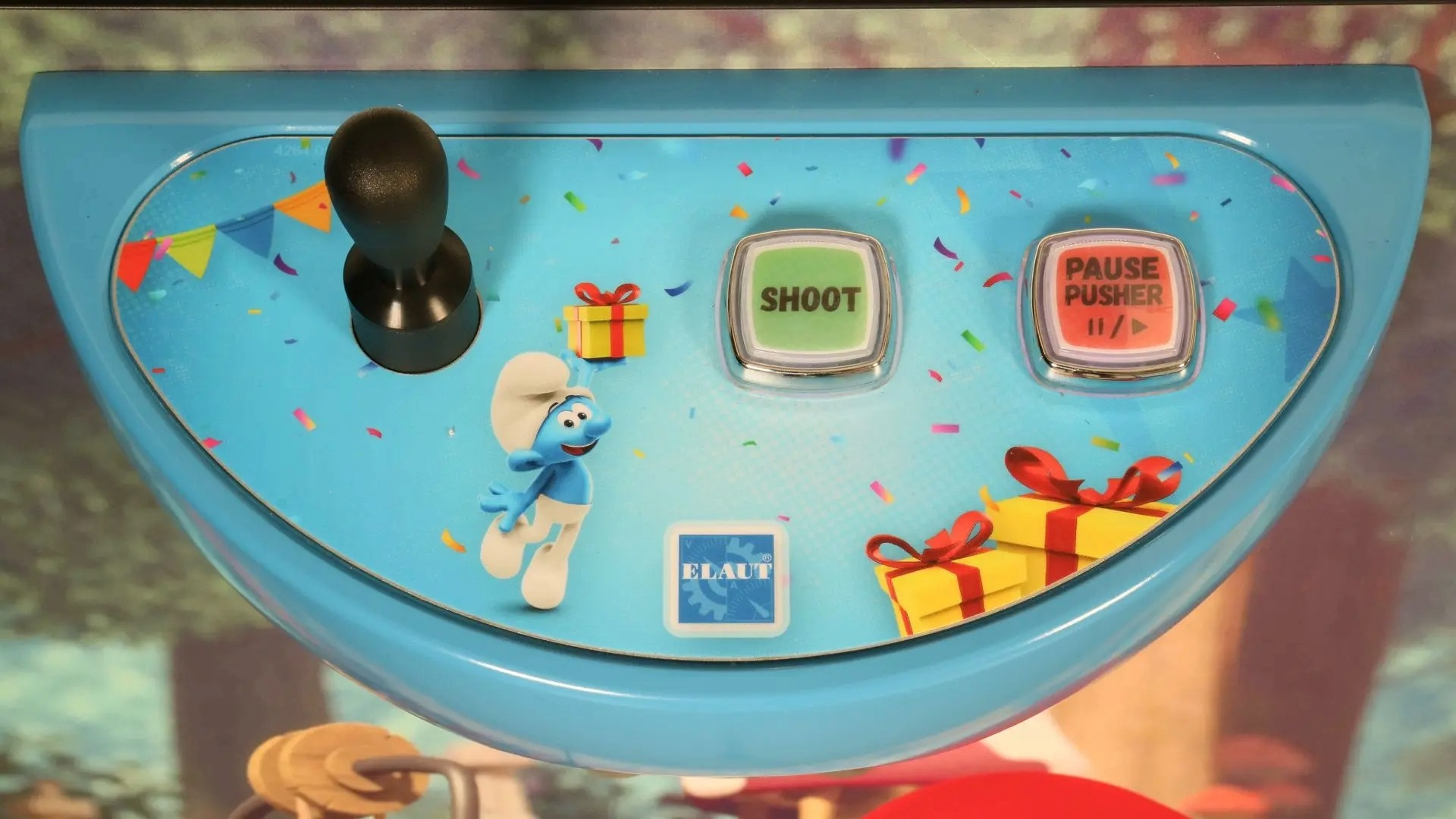 Elaut Coin Pusher Automat Schlümpfe 2 Player