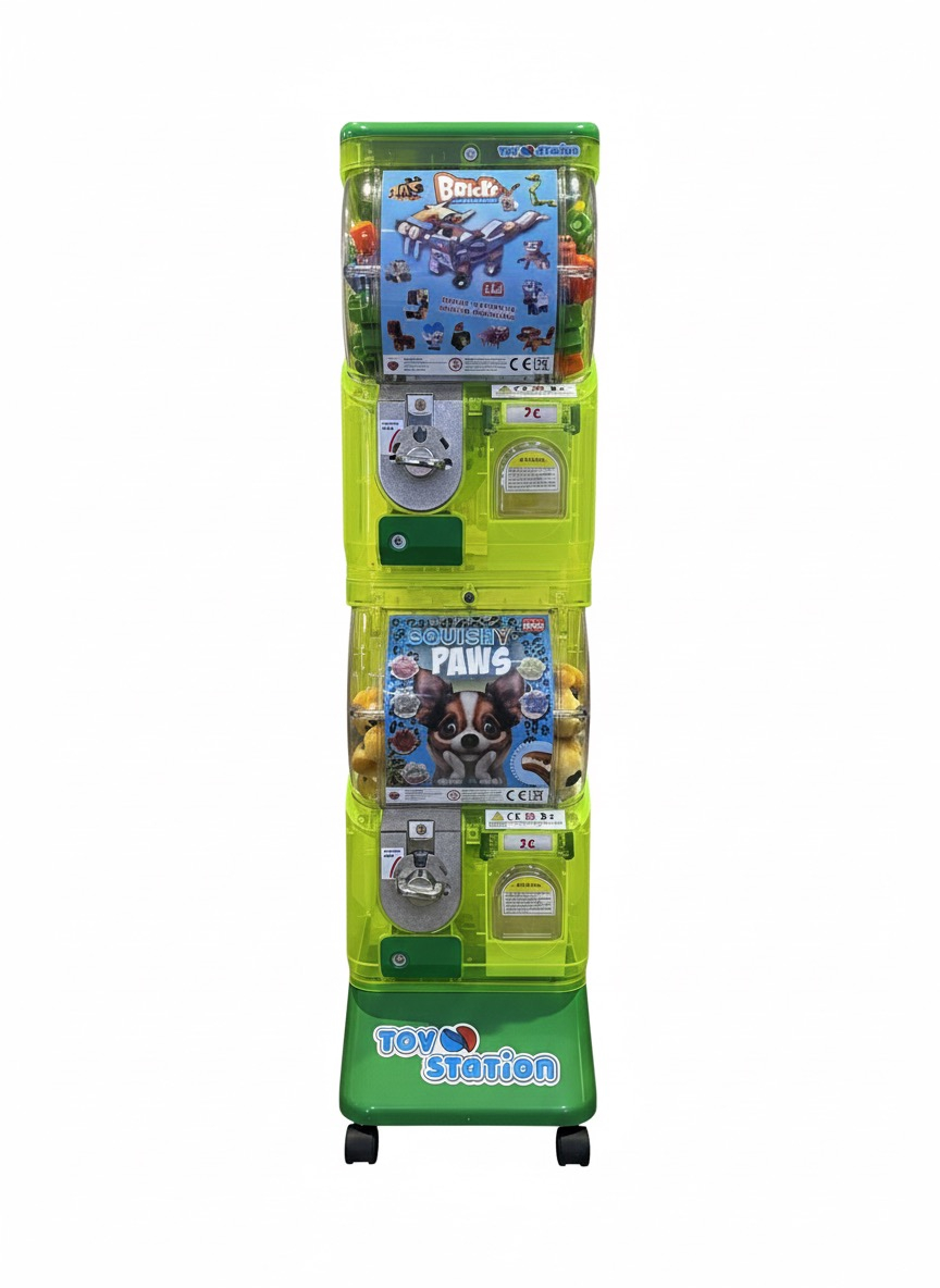 4 pieces Set Toy Stations vending machine for kids