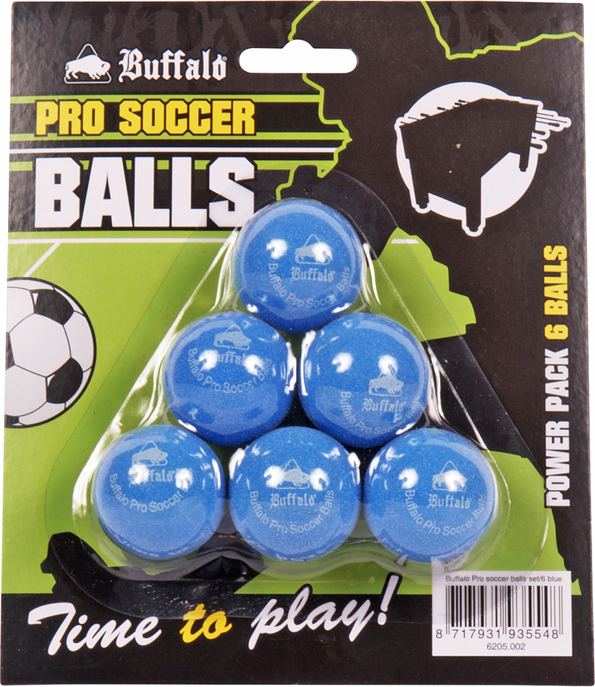 Buffalo Pro Kickerball-Set (6 Stück) blau