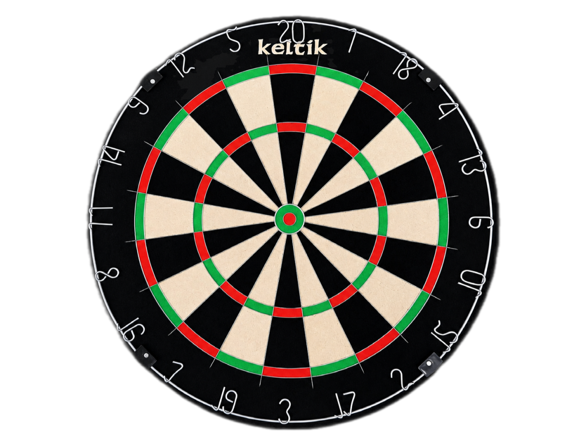 Keltik Ravencore Dartboard Set mit Dartständer