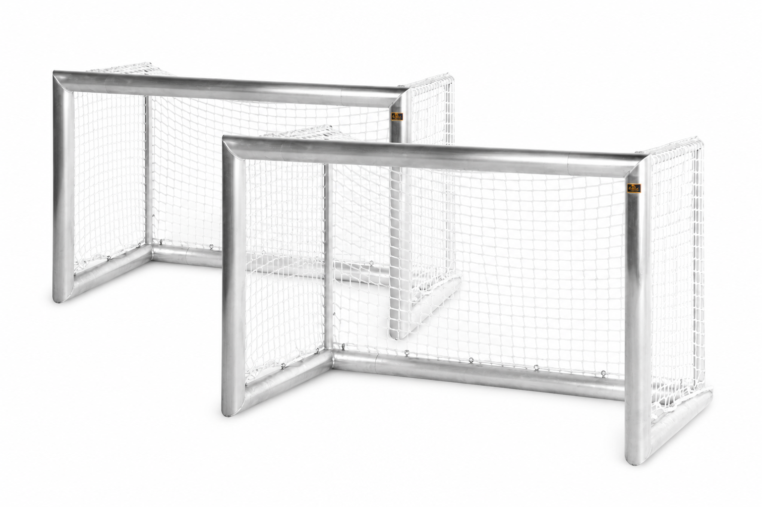 2* Aluminium-Fußballtor (Satz) - 150x100 - Profi