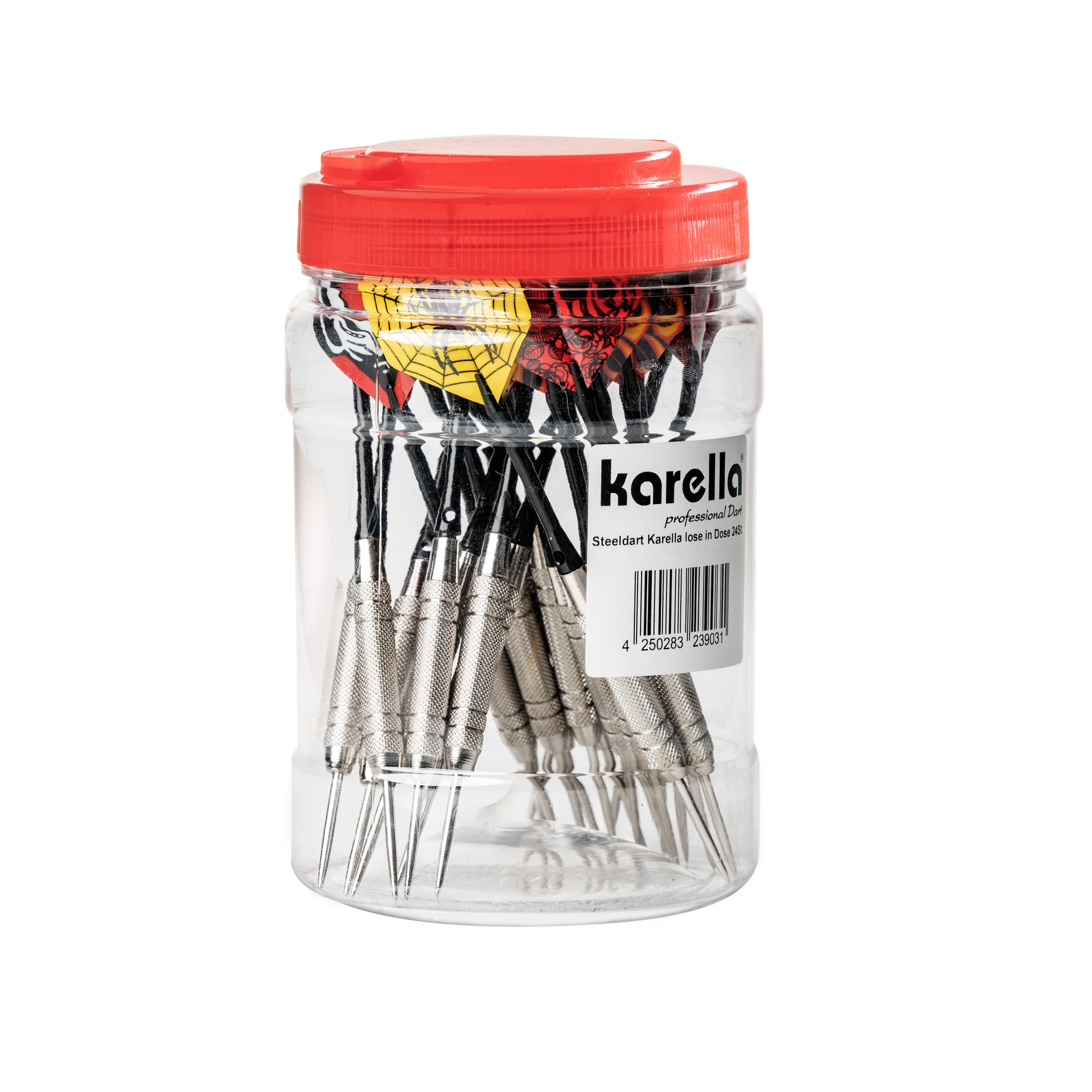 19g Steeldarts Karella in Dose 24 Stk.