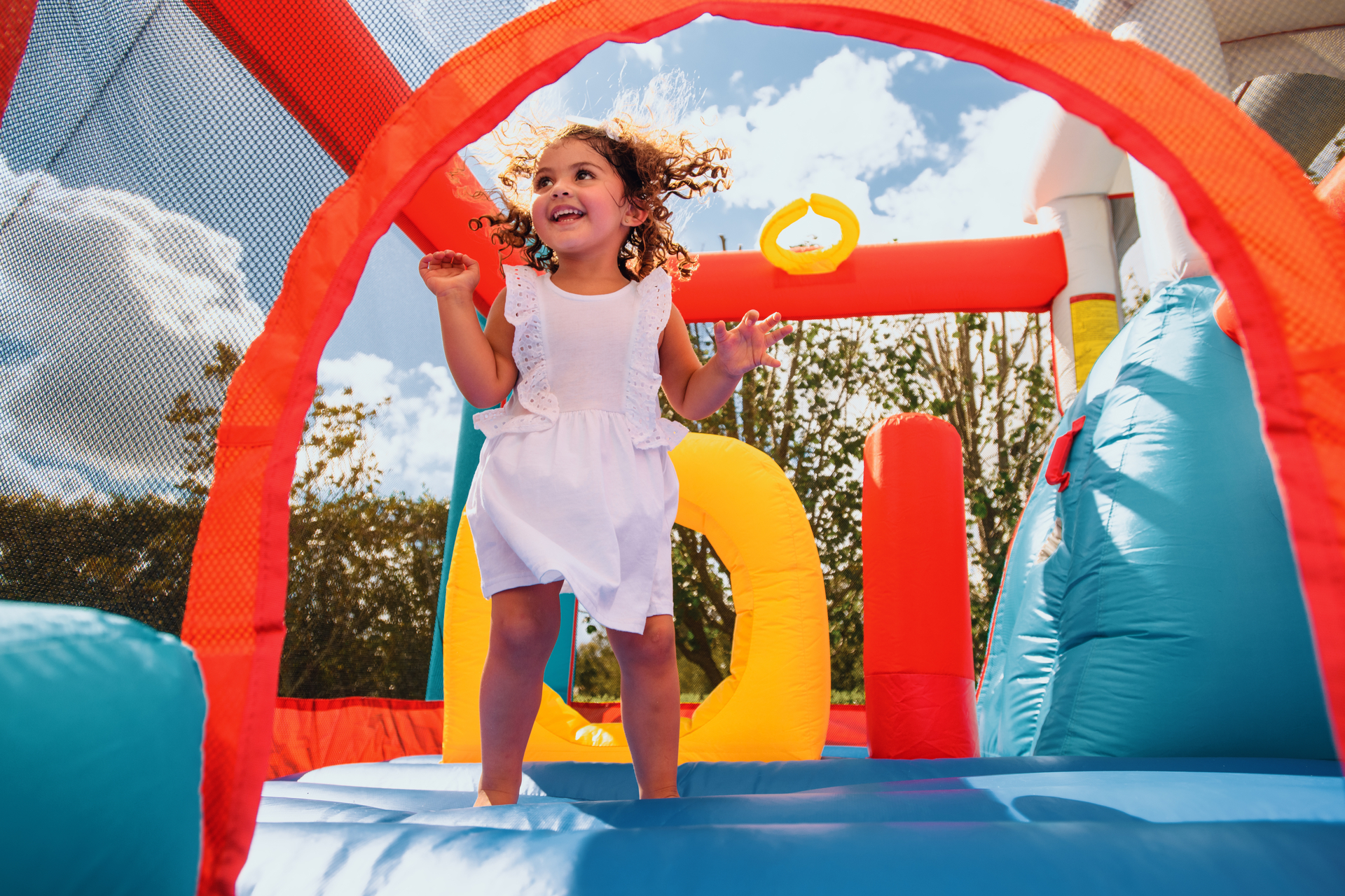HappyHop Hüpfburg 13 in 1 Bouncy Castle