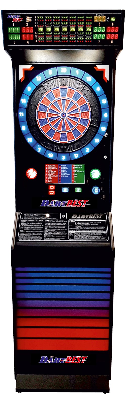 Carromco electronic dartboard dart board machine - Kickerkult