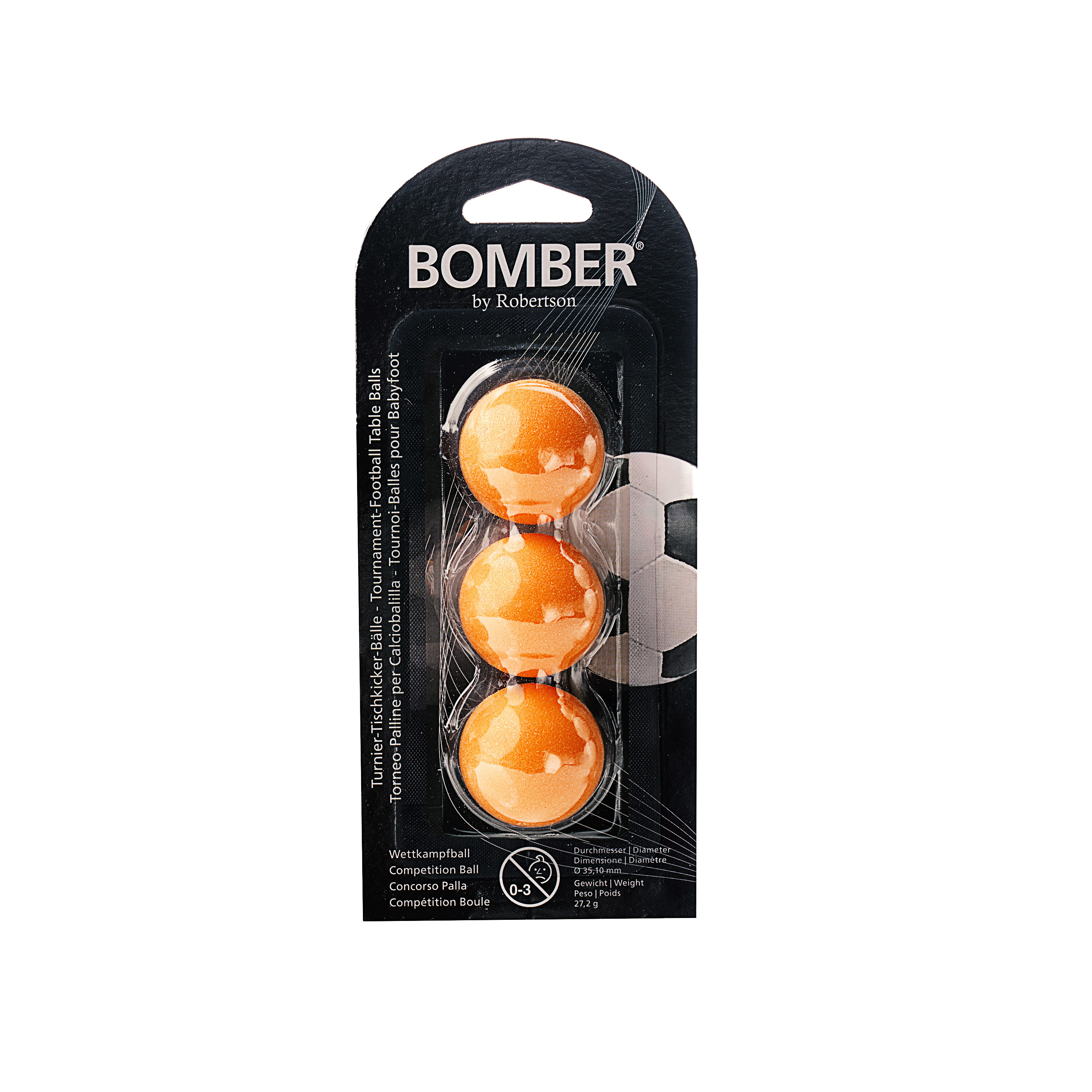 Bandito Kickerball Bomber Set Van 3 (35,1 Mm) - Hoge Kwaliteit Voetbaltafel Ballen